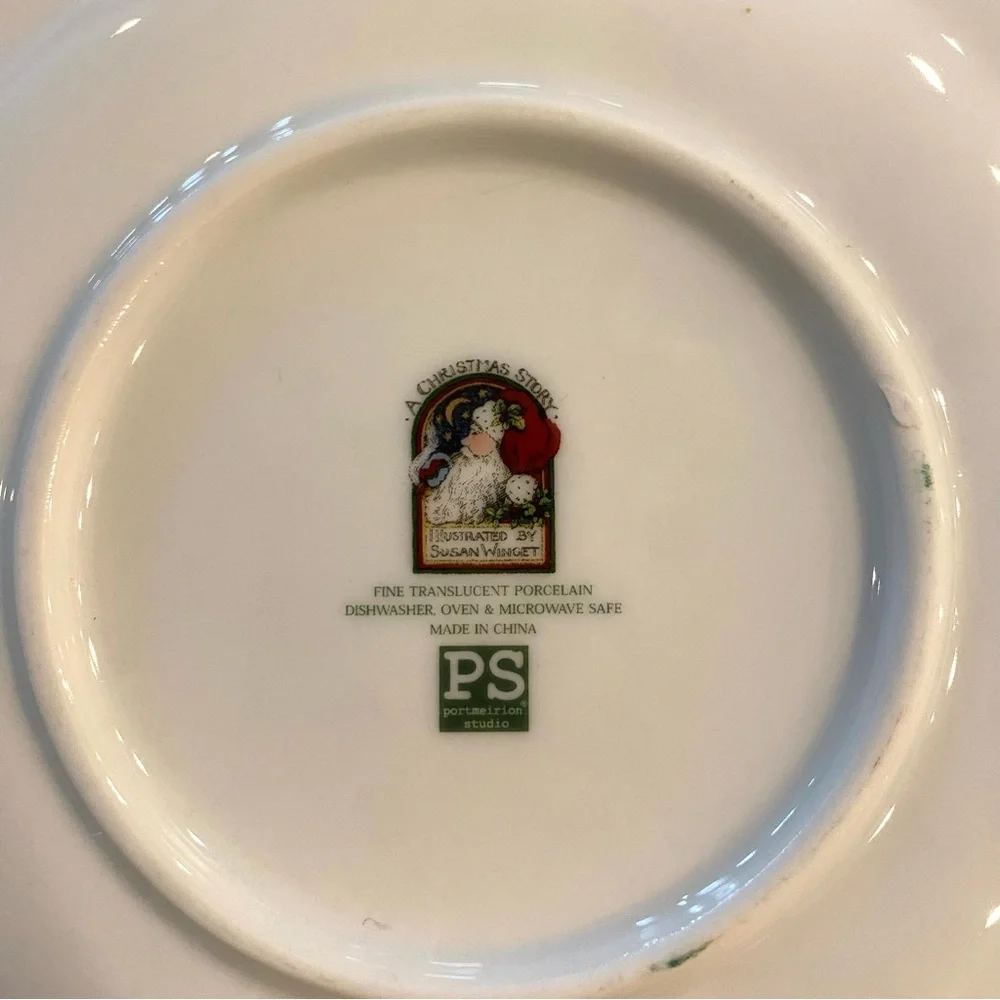 A Christmas Story Portmeirion Studio hors d'oeuvre Egg Tray plate original box